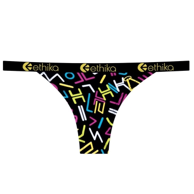 Ethika 90's Retro Brazilian Cheeky Underwear Dames Gekleurd | NL927FBPA