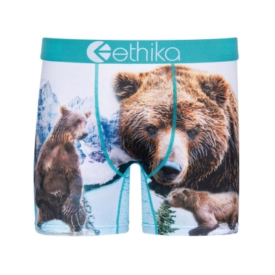 Ethika Brother Bears Mid Boxers Heren Wit | NL493JBVT