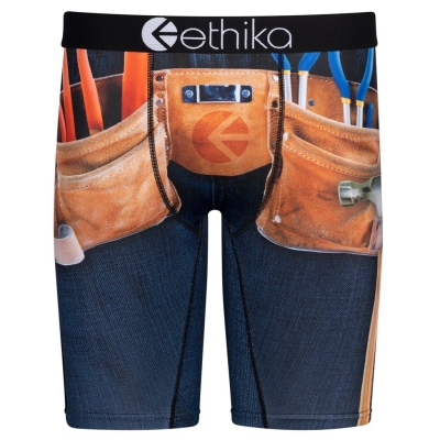 Ethika DIY Dad Staple Underwear Heren Donkerblauw | NL962FWAR