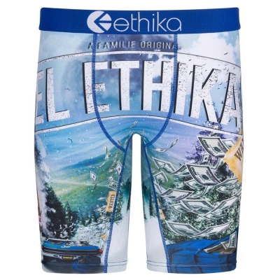 Ethika El Staple Underwear Heren Blauw | NL413FGTM