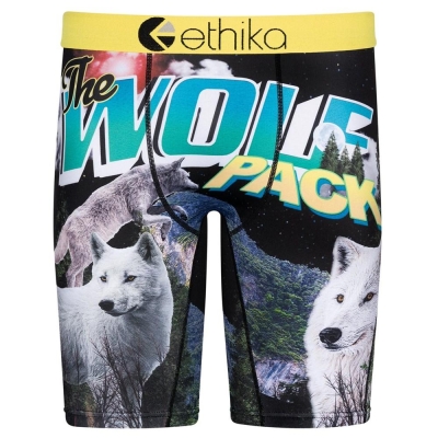 Ethika The Wolf Pack Staple Underwear Heren Zwart | NL436KOXU