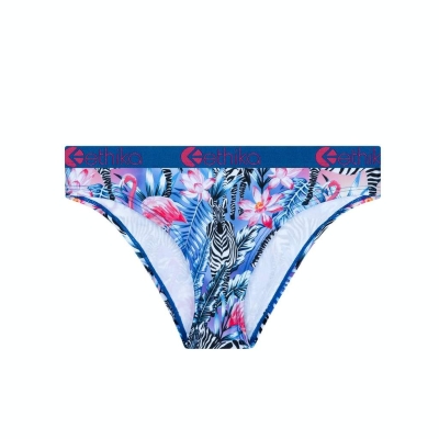 Ethika Zebra Paradise Bikini Ondergoed Meisjes Blauw | NL453HWDA