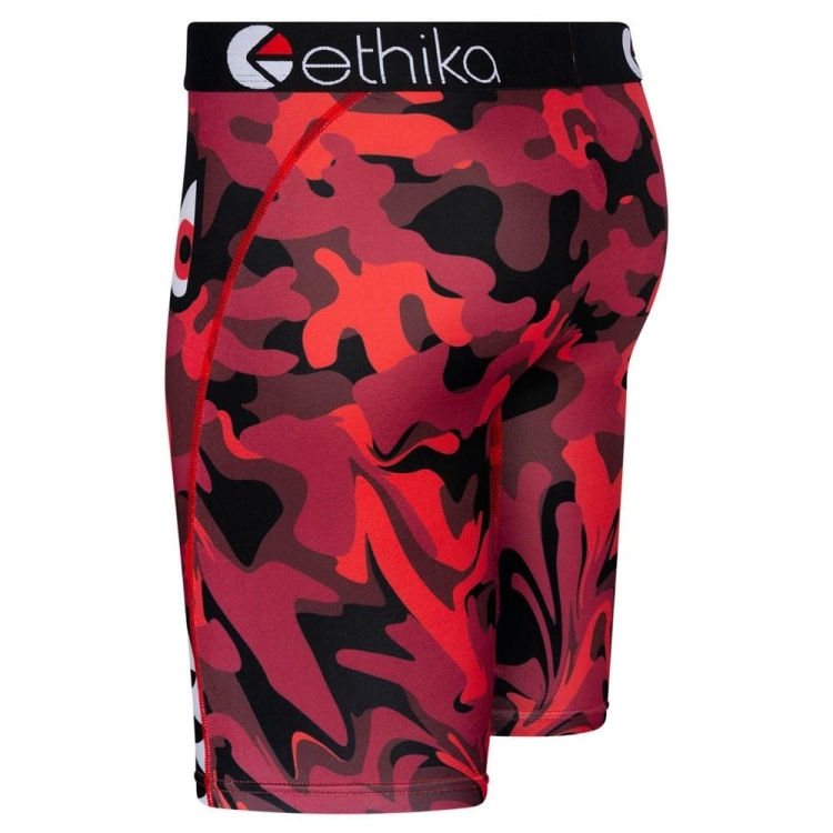 Ethika BMR Stealth Drip Staple Underwear Heren Rood Zwart | NL542FKPH