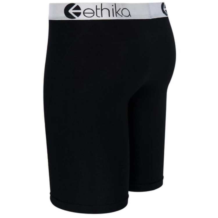 Ethika Premium Modal Silver Lurex Staple Underwear Heren Zwart | NL235OLQF